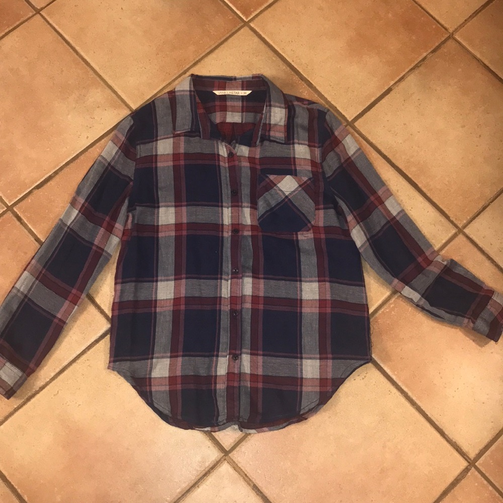 Plaid button up